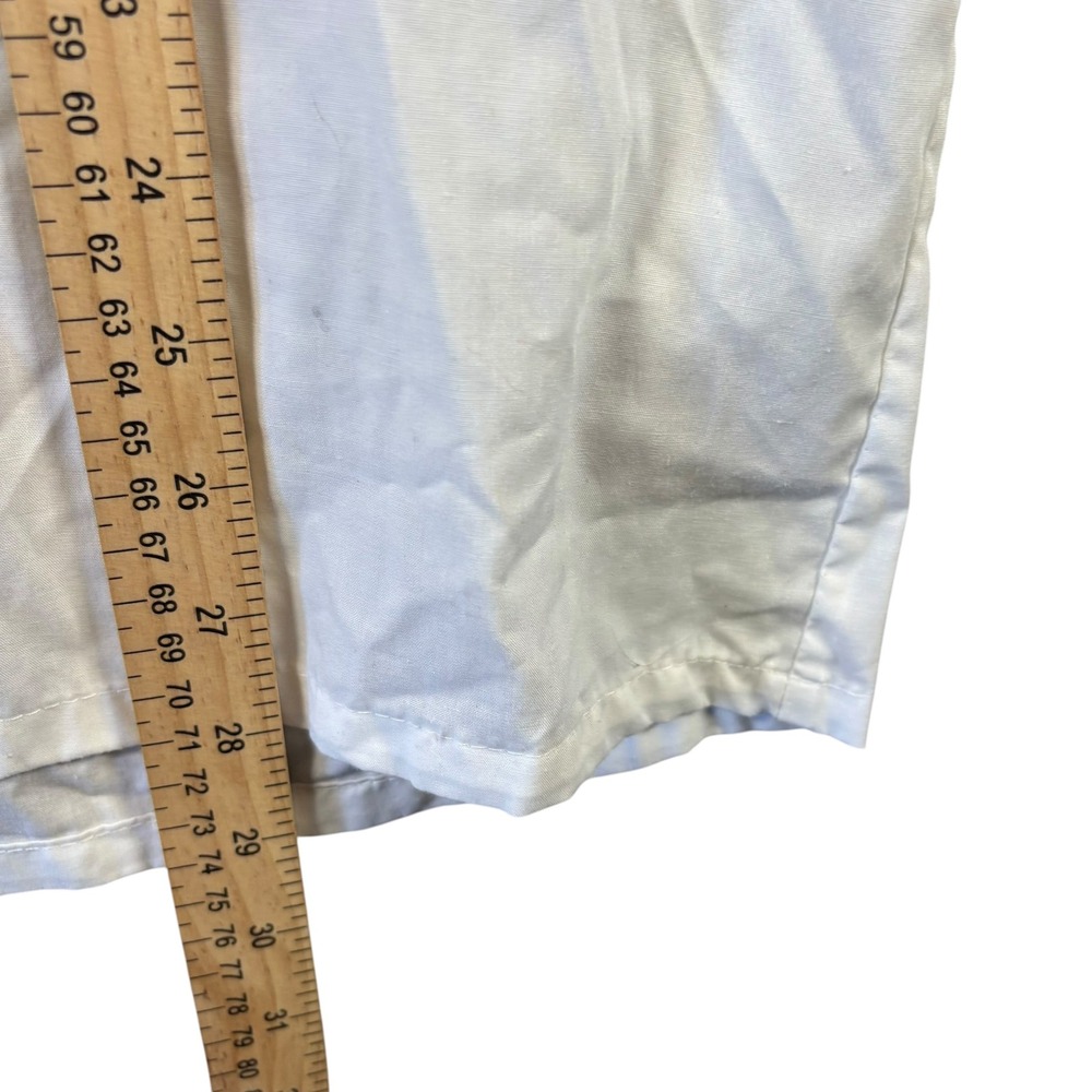 VTG Western Shirt M White Pink Pintuck Tuxedo Button Up Perruzo Uomo Rodeo 90s - Picture 8 of 11